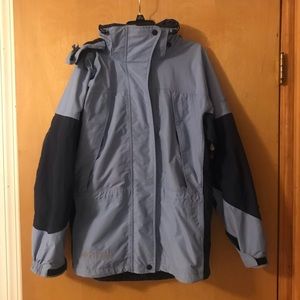 Columbia titanium Omni Tech women jacket.